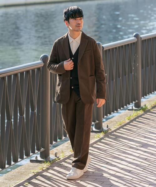 セール】『XLサイズあり』起毛カットツイルセットアップ（セットアップ