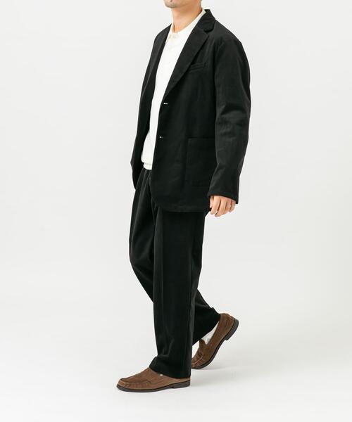 URBAN RESEARCH ROSSO MEN(アーバンリサーチロッソメン)の「『XLサイズあり』起毛カットツイルセットアップ(セットアップ・メンズ・ブラウン系その他/ブラック/ネイビー・SMALL/LARGE/MEDIUM/X-LARGE)」の11枚目の写真