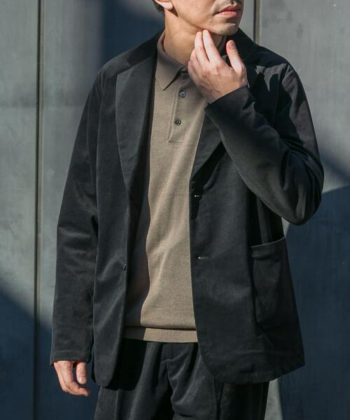 URBAN RESEARCH ROSSO MEN(アーバンリサーチロッソメン)の「『XLサイズあり』起毛カットツイルセットアップ(セットアップ・メンズ・ブラウン系その他/ブラック/ネイビー・SMALL/LARGE/MEDIUM/X-LARGE)」の12枚目の写真
