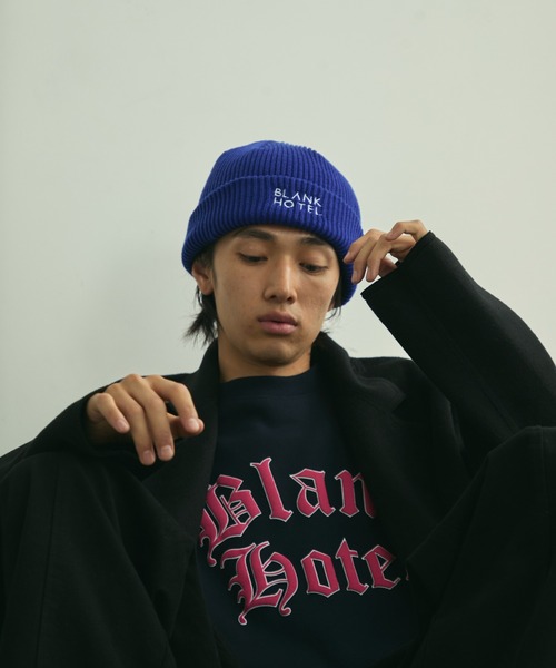 Logo Embroidered Rib Knit Beanie / ロゴ刺繍リブニットビーニー