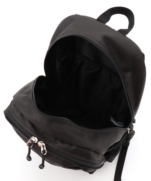 X-girl Stages（エックスガールステージス）の「ロゴ& リフレクターパイピングバックパック（バックパック/リュック・キッズ・ラベンダー/ブラック/ライトブルー・F）」の16枚目の写真