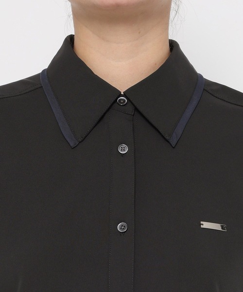 HARE（ハレ）の「ポイントカラーシャツ(HARE)（シャツ/ブラウス・レディース・ホワイト/グリーン/ブラック・FREE）」の21枚目の写真