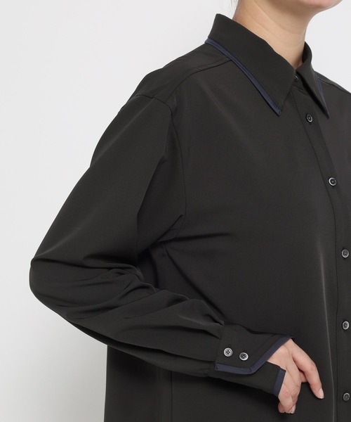 HARE（ハレ）の「ポイントカラーシャツ(HARE)（シャツ/ブラウス・レディース・ホワイト/グリーン/ブラック・FREE）」の22枚目の写真