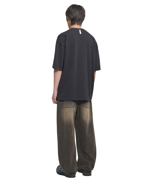 NOMANUAL（NOMANUAL）の「B.C.L DENIM PANTS - WASHED BROWN（デニムパンツ・レディース・その他・SMALL/MEDIUM/LARGE）」の4枚目の写真