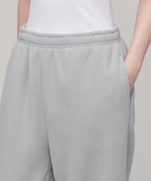 MUSINSA STANDARD WOMAN（ムシンサスタンダードウーマン）の「ウィメンズポーラフリースバリアブルラウンジスウェットパンツ[ライトグレー]（スウェットパンツ・レディース・その他・SMALL/MEDIUM/LARGE/X-SMALL）」の6枚目の写真