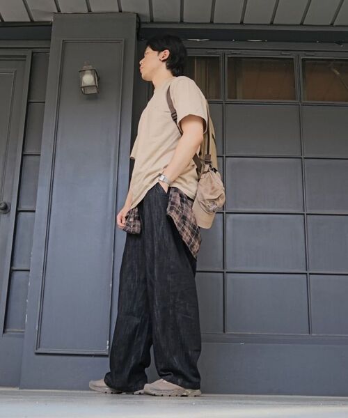 MUSINSA STANDARD（ムシンサスタンダード）の「リネンライクバルーンデニムパンツ[ローブラック]（デニムパンツ・メンズ・その他・30/32/34/36/42/26/28）」の9枚目の写真