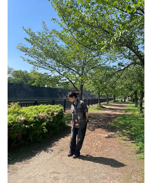 NOMANUAL(NOMANUAL)の「WASHED DENIM PANTS - BLACK(デニムパンツ・レディース・その他・SMALL/MEDIUM/LARGE/X-SMALL)」の8枚目の写真