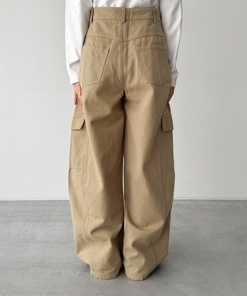 CANAL JEAN(キャナルジーン)の「El mar ヘビーツイルカーゴパンツ(カーゴパンツ・レディース・ベージュ・SMALL/MEDIUM)」の7枚目の写真