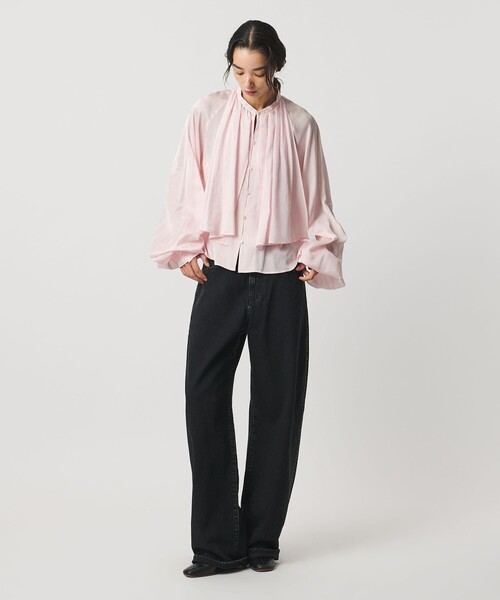 AEWEN MATOPH（イウエン マトフ）の「＜AEWEN MATOPH＞スカーフ ラグランブラウス ‐ウォッシャブル‐（シャツ/ブラウス・レディース・ライトブルー/ネイビー/ライトピンク・FREE）」の6枚目の写真