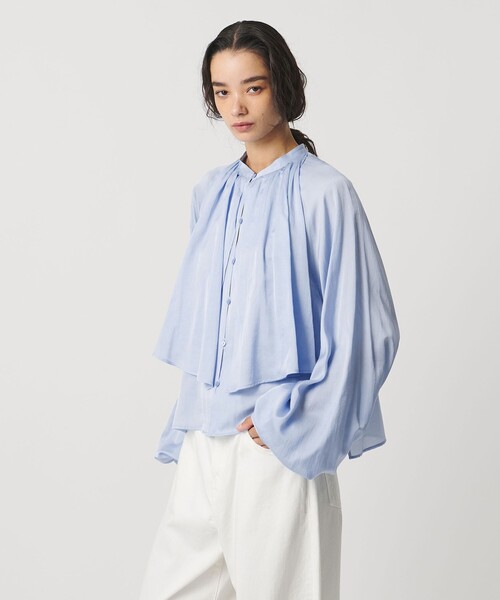 AEWEN MATOPH（イウエン マトフ）の「＜AEWEN MATOPH＞スカーフ ラグランブラウス ‐ウォッシャブル‐（シャツ/ブラウス・レディース・ライトブルー/ネイビー/ライトピンク・FREE）」の7枚目の写真