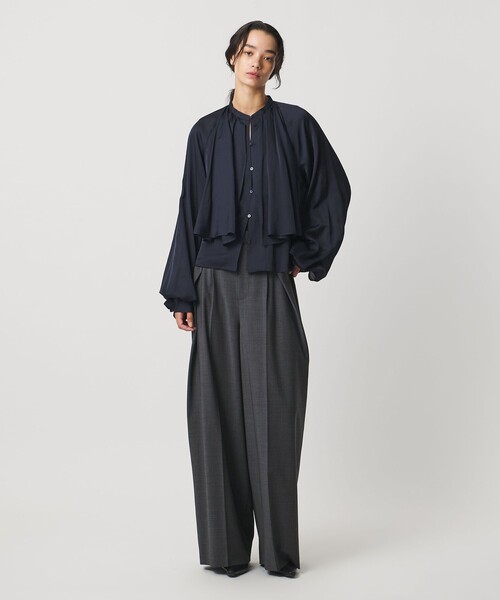 AEWEN MATOPH（イウエン マトフ）の「＜AEWEN MATOPH＞スカーフ ラグランブラウス ‐ウォッシャブル‐（シャツ/ブラウス・レディース・ライトブルー/ネイビー/ライトピンク・FREE）」の13枚目の写真