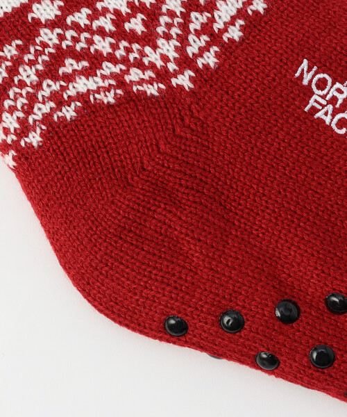 THE NORTH FACE(ザノースフェイス)の「THE NORTH FACE/ザ・ノース・フェイス Nuptse Bootie Socks SE ヌプシ ブーティ ソックス(ソックス/靴下・メンズ・レッド/ネイビー・MEDIUM/SMALL)」の7枚目の写真
