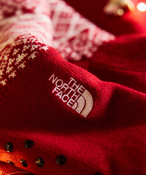 THE NORTH FACE(ザノースフェイス)の「THE NORTH FACE/ザ・ノース・フェイス Nuptse Bootie Socks SE ヌプシ ブーティ ソックス(ソックス/靴下・メンズ・レッド/ネイビー・MEDIUM/SMALL)」の13枚目の写真