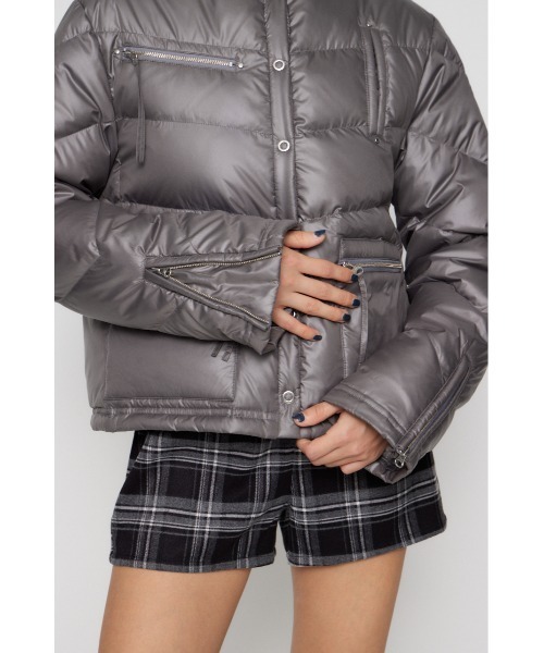 LAGUA GEM（ラグアジェム）の「LIGHT COMPACT DOWN ジャケット（ダウンジャケット/コート・レディース・グレー/アイボリー/ブラック・FREE）」の21枚目の写真