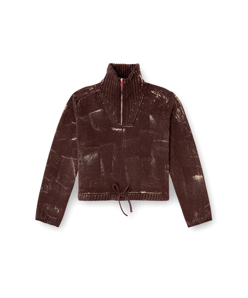 DIESEL(ディーゼル)の「ウィメンズ プルオーバーニット M-MARCELLETTE(ニット/セーター・レディース・ブラウン/ブルー系その他・LARGE/SMALL/MEDIUM/X-SMALL/X-LARGE)」の7枚目の写真
