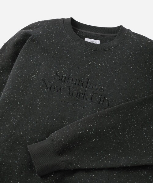 Saturdays NYC(サタデーズ ニューヨークシティ )の「Bowery Speckle Sweatshirt(スウェット・メンズ・チャコールグレー/グレー・S/M/X-SMALL/L/XL)」の20枚目の写真