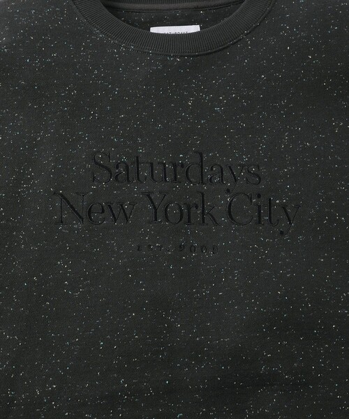 Saturdays NYC(サタデーズ ニューヨークシティ )の「Bowery Speckle Sweatshirt(スウェット・メンズ・チャコールグレー/グレー・S/M/X-SMALL/L/XL)」の22枚目の写真