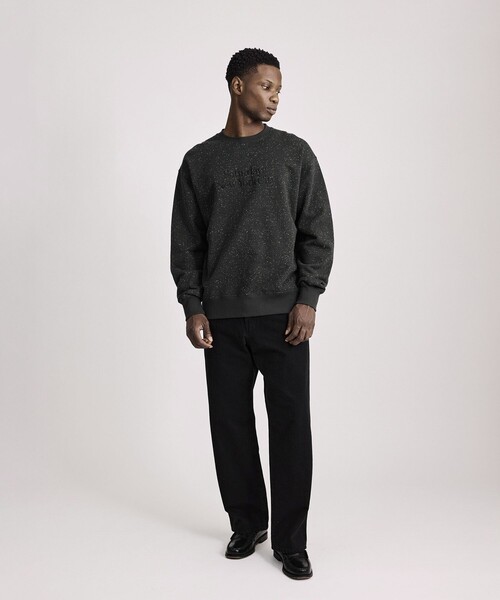 Saturdays NYC(サタデーズ ニューヨークシティ )の「Bowery Speckle Sweatshirt(スウェット・メンズ・チャコールグレー/グレー・S/M/X-SMALL/L/XL)」の14枚目の写真