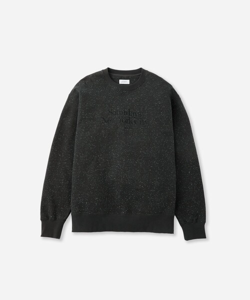 Saturdays NYC(サタデーズ ニューヨークシティ )の「Bowery Speckle Sweatshirt(スウェット・メンズ・チャコールグレー/グレー・S/M/X-SMALL/L/XL)」の18枚目の写真