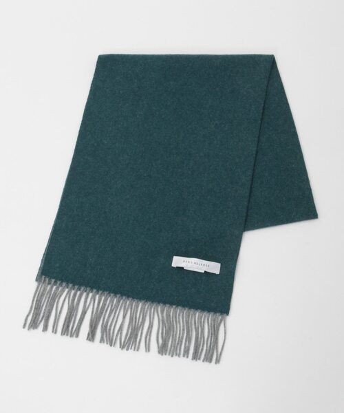 MEN'S MELROSE（メンズメルローズ）の「カシミヤリバーシブルマフラー（マフラー・メンズ・ブルーグリーン/ブラック/ワインレッド/ネイビー・9）」の13枚目の写真
