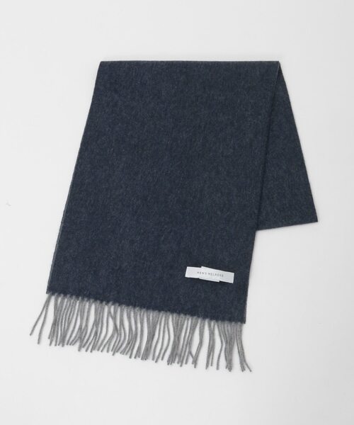 MEN'S MELROSE（メンズメルローズ）の「カシミヤリバーシブルマフラー（マフラー・メンズ・ブルーグリーン/ブラック/ワインレッド/ネイビー・9）」の11枚目の写真