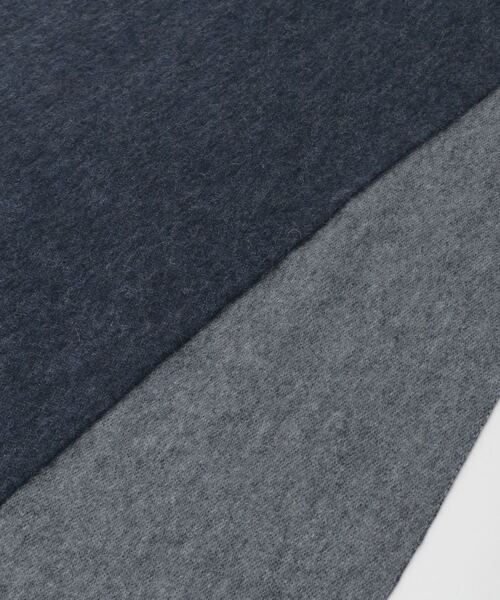 MEN'S MELROSE（メンズメルローズ）の「カシミヤリバーシブルマフラー（マフラー・メンズ・ブルーグリーン/ブラック/ワインレッド/ネイビー・9）」の9枚目の写真