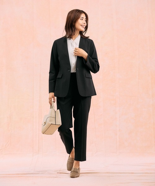 GLOBAL WORK(グローバルワーク)の「キレイつづく襟2WAYブラウス/581011(シャツ/ブラウス・レディース・ブラック/グレイッシュベージュ/オフホワイト・SMALL/MEDIUM/LARGE)」の4枚目の写真