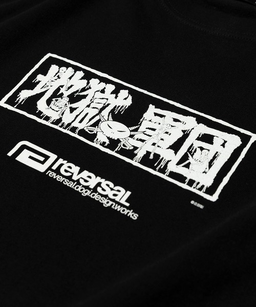 reversal.dogi.design.works(リバーサル・ドーギ・デザイン・ワークス)の「<reversal/リバーサル>湘南爆走族×rvddw JIGOKU NO GUNDAN TEE(Tシャツ/カットソー・メンズ・ブラック/ホワイト・XX-LARGE/LARGE/MEDIUM/X-LARGE)」の7枚目の写真
