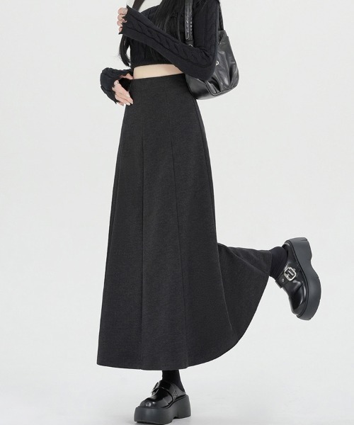 ONEP STAR(ワンピスター)の「Aラインミディスカート(スカート・レディース・ダークグレー/ブラック・SMALL/MEDIUM/LARGE/X-LARGE)」の6枚目の写真