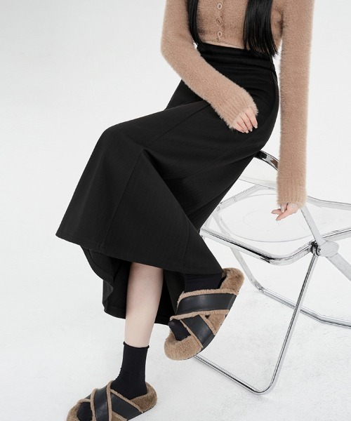 ONEP STAR(ワンピスター)の「Aラインミディスカート(スカート・レディース・ダークグレー/ブラック・SMALL/MEDIUM/LARGE/X-LARGE)」の11枚目の写真