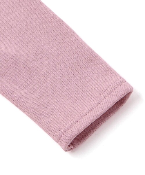 BeBe(ベベ)の「【お揃い】シャツコールGirlyフラワープリントドッキングプルオーバー(スウェット・キッズ・ピンク系その他・140cm/120cm/130cm/110cm)」の5枚目の写真