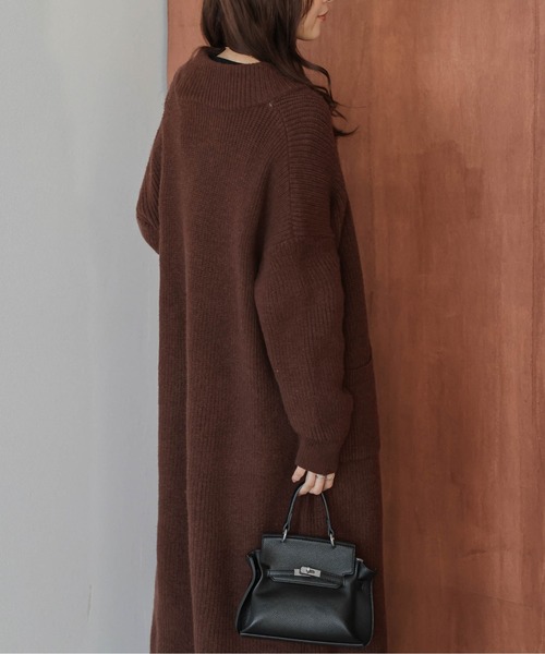 セール】ロングニットカーディガン（カーディガン/ボレロ）｜AMELY