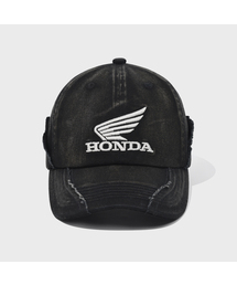 HONDA MOTORCYCLE（ホンダモーターサイクル）の「Vintage Cutoff Cap Black（キャップ）」