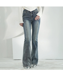Vivacious（ビバシャス）の「Slender Bootscut BLUE（デニムパンツ・レディース）」