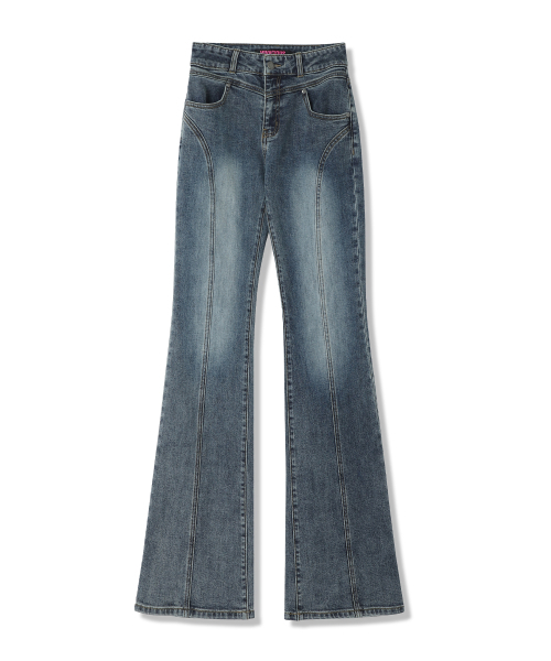 Vivacious(ビバシャス)の「Slender Bootscut BLUE(デニムパンツ・レディース・ブルー・SMALL/MEDIUM/LARGE)」の3枚目の写真
