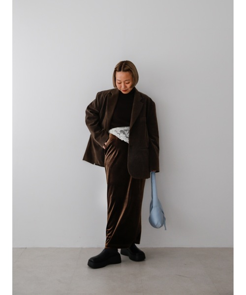 Katrin TOKYO(カトリーントーキョー)の「color rib turtle knit(ニット/セーター・レディース・ダークブラウン系/グリーン/パープル/アイボリー・FREE/XS)」の14枚目の写真