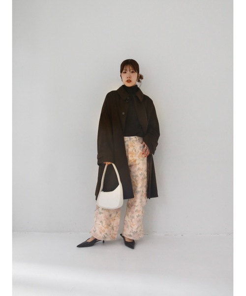 Katrin TOKYO(カトリーントーキョー)の「color rib turtle knit(ニット/セーター・レディース・ダークブラウン系/グリーン/パープル/アイボリー・FREE/XS)」の17枚目の写真