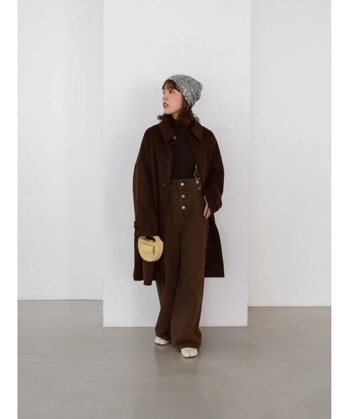 Katrin TOKYO(カトリーントーキョー)の「color rib turtle knit(ニット/セーター・レディース・ダークブラウン系/グリーン/パープル/アイボリー・FREE/XS)」の18枚目の写真