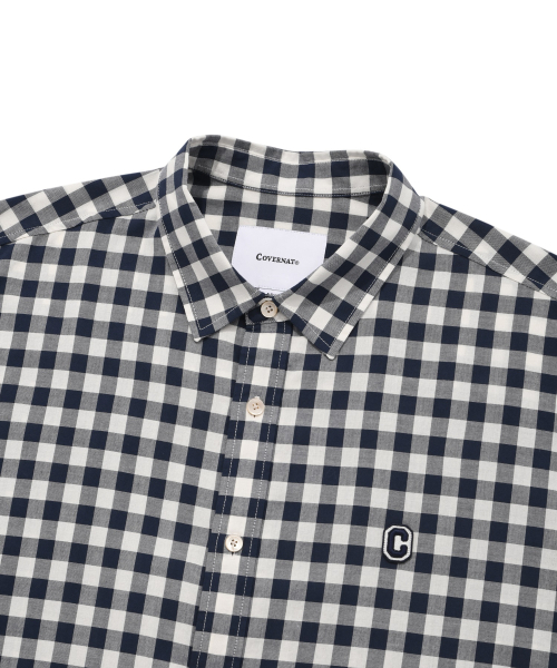 COVERNAT（カバーナット）の「ギンガムチェックシャツネイビー（シャツ/ブラウス・レディース・その他・MEDIUM/SMALL/X-LARGE/LARGE）」の3枚目の写真