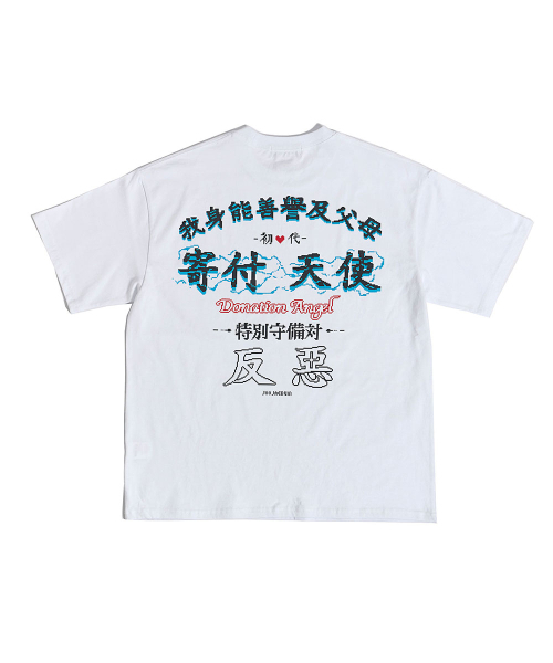 SCHISM INDUCING(スキズムインデューシング)の「TAU DONATION ANGEL T SHIRT_WHITE(Tシャツ/カットソー・レディース・その他・LARGE/MEDIUM)」の3枚目の写真