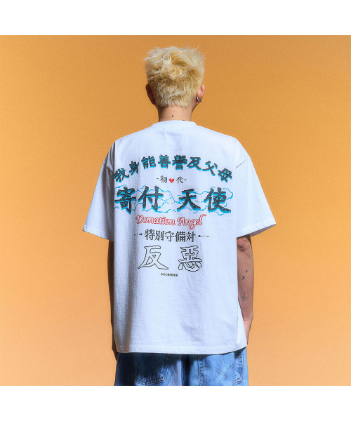 SCHISM INDUCING(スキズムインデューシング)の「TAU DONATION ANGEL T SHIRT_WHITE(Tシャツ/カットソー・レディース・その他・LARGE/MEDIUM)」の8枚目の写真