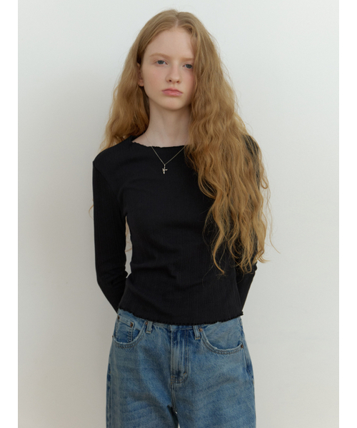 RE_L(リエル)の「Riff wave t-shirt (black)(Tシャツ/カットソー・レディース・ブラック・FREE)」の7枚目の写真