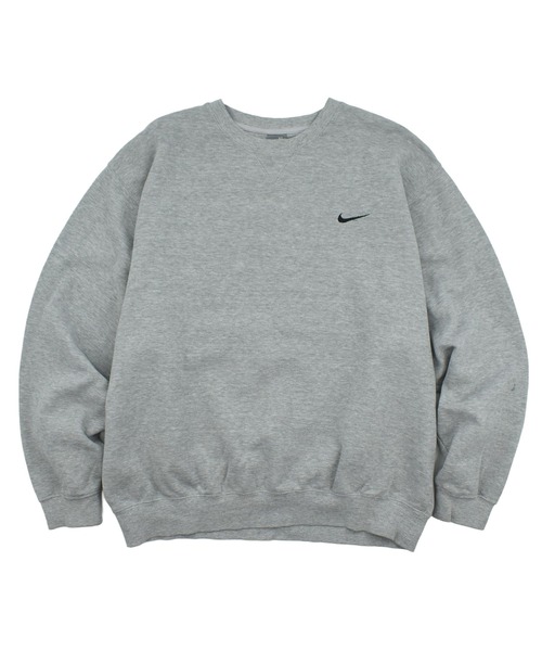 NIKE(ナイキ)の「【USED】Y2K NIKE swoosh ロゴ スウェット(スウェット・メンズ・グレー・X-LARGE)」の1枚目の写真