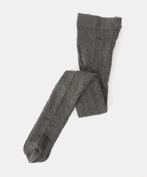 IENA（イエナ）の「Pierre Mantoux/ピエールマントゥー Knit Tights タイツ 822520（タイツ/ストッキング・レディース・ブラック/チャコールグレー・FREE）」の2枚目の写真