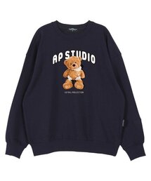 ベイビーベアドール オーバーサイズ ドロップショルダー スウェット_ネイビー
