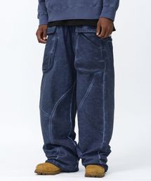 suade（スエード）の「CUT OUT SWEAT PANTS [NAVY]（スウェットパンツ）」