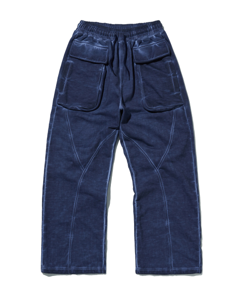suade（スエード）の「CUT OUT SWEAT PANTS [NAVY]（スウェットパンツ・レディース・その他・SMALL/MEDIUM/LARGE）」の2枚目の写真