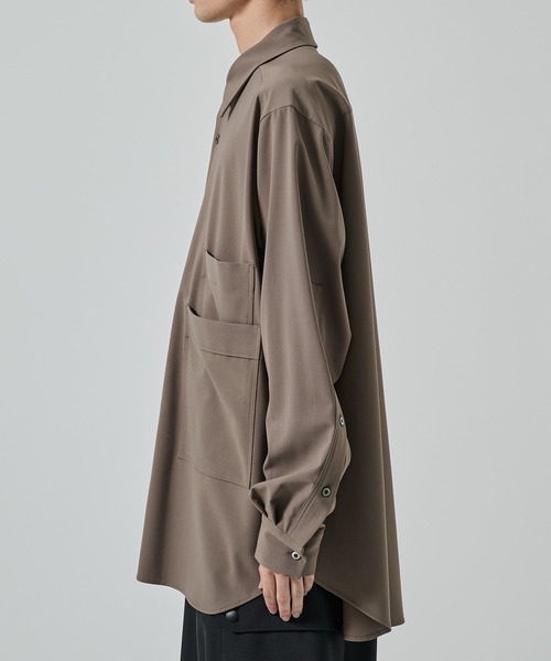 UJOH（ウジョー）の「【UJOH HOMME】4 Pockets Shirt（シャツ/ブラウス・メンズ・ブラック/ベージュ・4/5）」の12枚目の写真