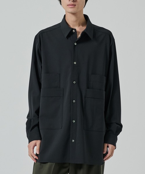 UJOH（ウジョー）の「【UJOH HOMME】4 Pockets Shirt（シャツ/ブラウス・メンズ・ブラック/ベージュ・4/5）」の7枚目の写真