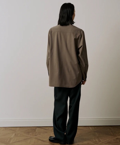 UJOH（ウジョー）の「【UJOH HOMME】4 Pockets Shirt（シャツ/ブラウス・メンズ・ブラック/ベージュ・4/5）」の5枚目の写真